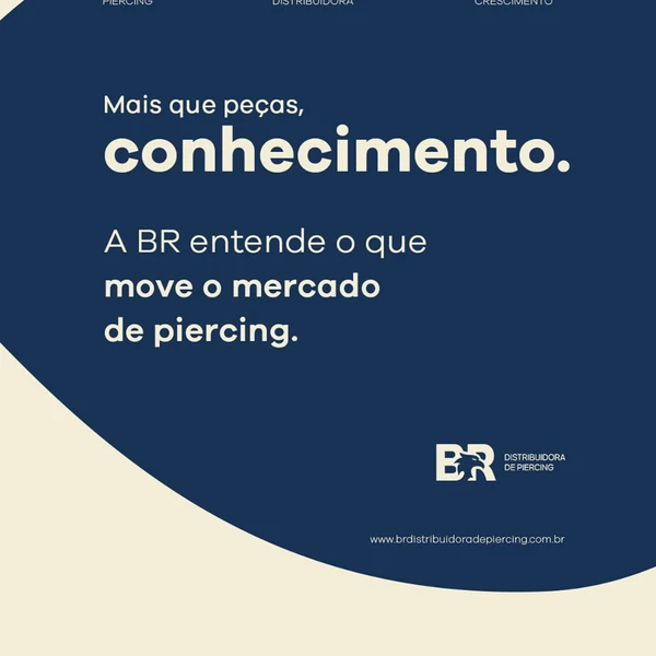 Post Instagram BR Distribuidora de Piercing