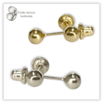 Brinco Fecho Tarracha Ouro 18K