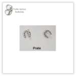 Brinco Fecho Tarracha Prata 925