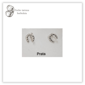 Brinco Fecho Tarracha Prata 925