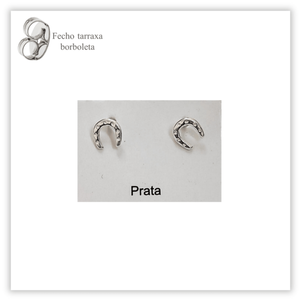 Brinco Fecho Tarracha Prata 925