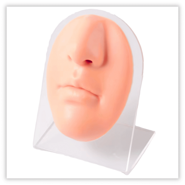 Expositor silicone nariz e boca
