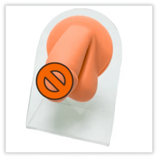 Expsitor silicone Íntimo masculino