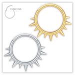 Piercing Argola Decorada Fecho Click Aço 316L