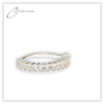 Piercing Argola Decorada Fecho Torção Prata 925