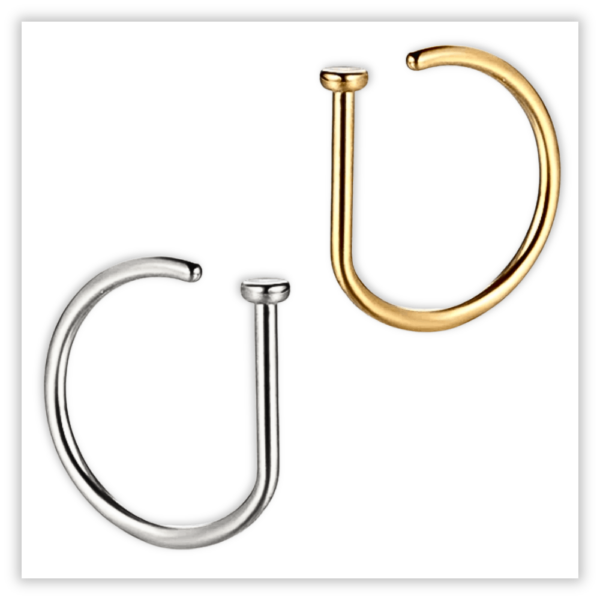 Piercing Argolinha D-ring G-ring Titânio F136