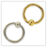Piercing Captive básico Fecho Captive Aço 316L