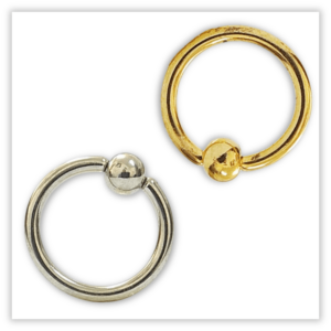 Piercing Captive básico Fecho Captive Aço 316L