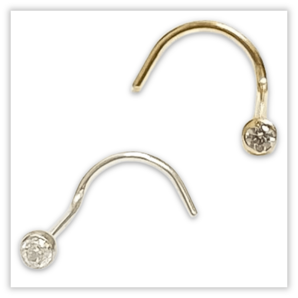 Piercing Nostril Ouro 18K