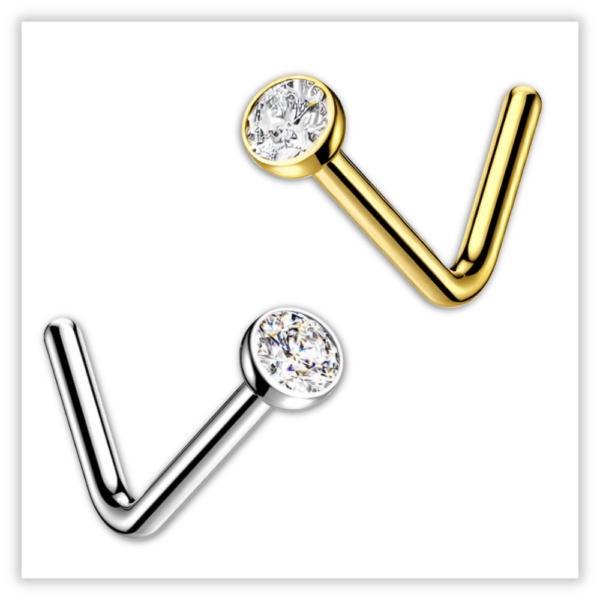 Piercing Nostril Titânio F136