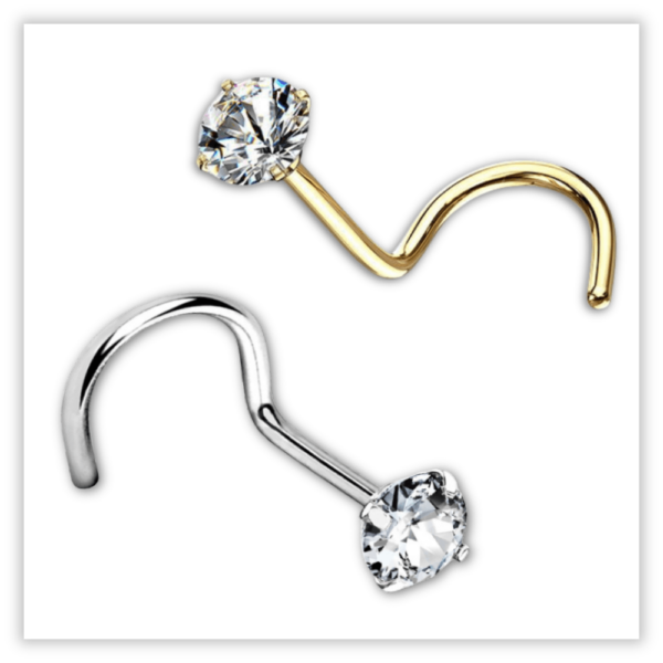 Piercing Nostril Titânio F136