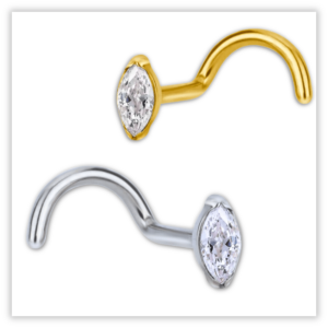 Piercing Nostril Titânio F136