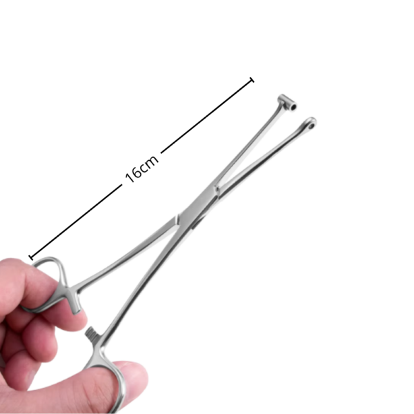 Pinça para aplicação de piercing