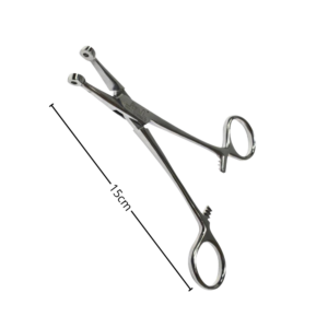 Pinça para aplicação de piercing