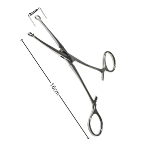 Pinça para aplicação de piercing