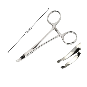 Pinça para aplicação de piercing