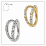 Piercing Argola Decorada Fecho Click Aço 316L